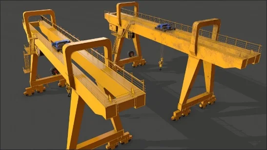 Çift Kiriş Çift Çıkıntılı Portal Vinçler